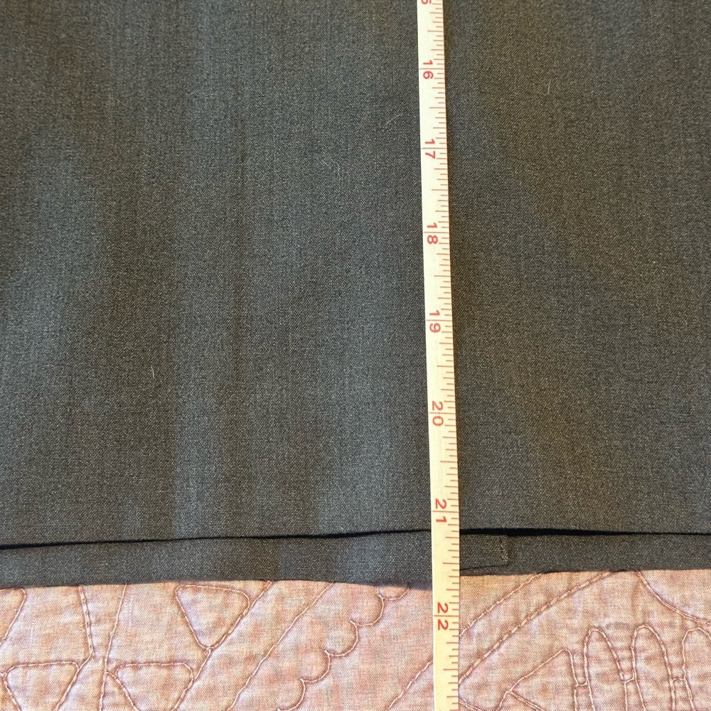 Anne Klein dark grey skirt 14P - Picture 5 of 10